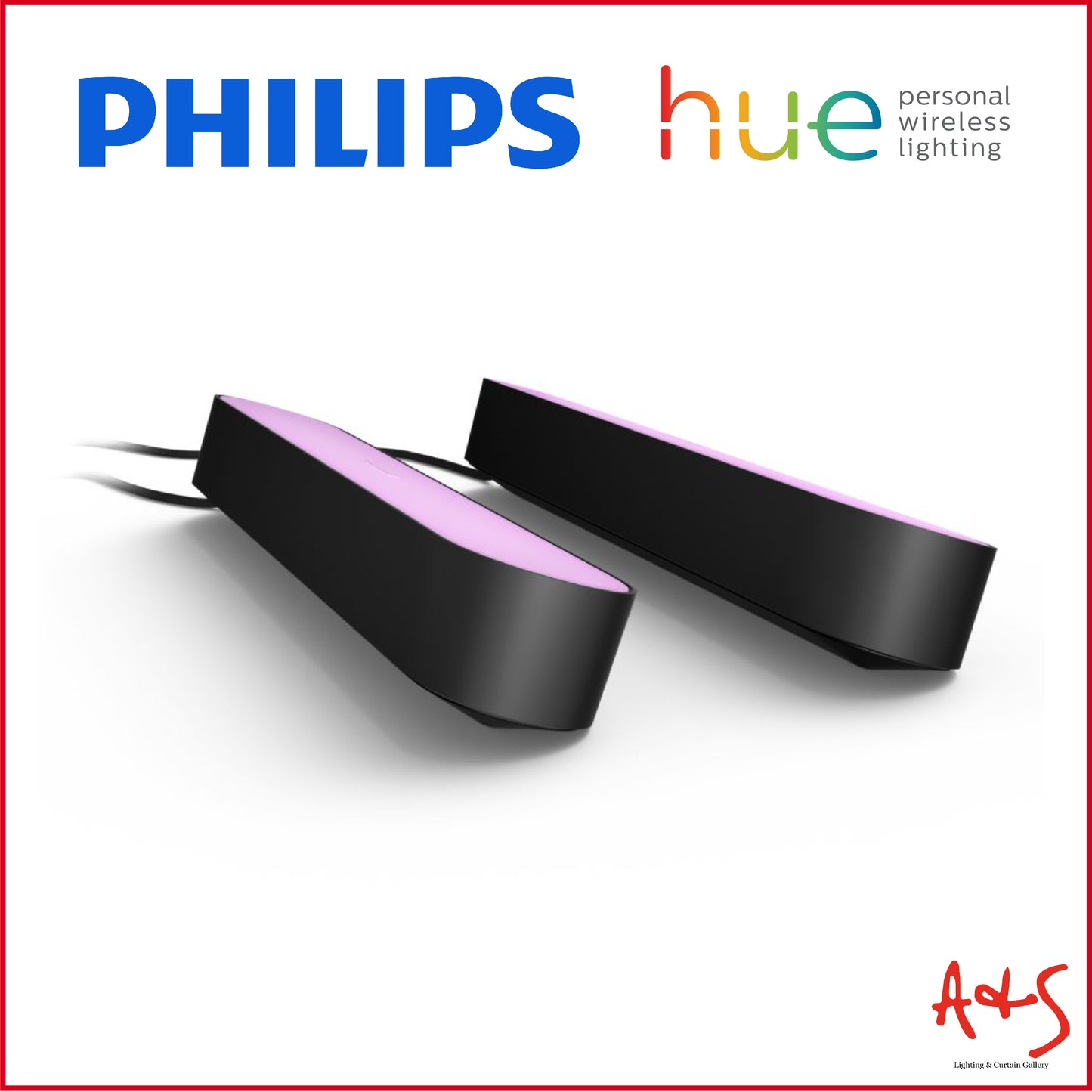 Philips HUE Play Light Bar 2-Pack Black