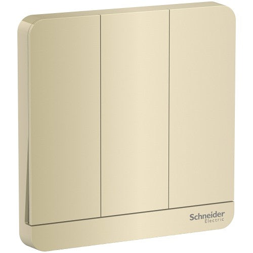 Schneider AvatarOn Light Switch with LED Indicator White/Dark Wood/Dark Grey/Wine Gold/Gold Hairline
